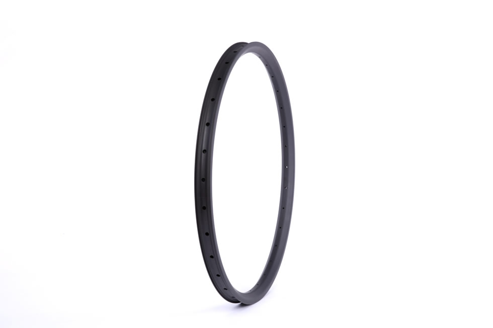 Beadless carbon 27.5er all mountain mtb 25mm depth inner width 30mm AM DH 650B rims tubeless compatible outer width 35mm 