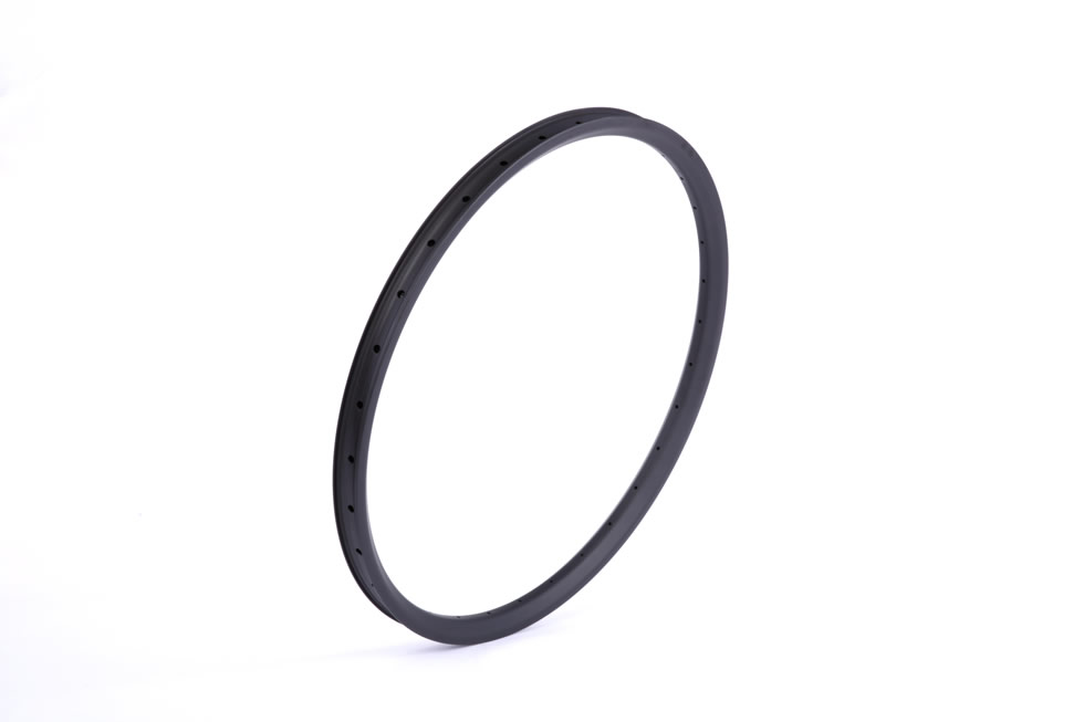 Beadless carbon 27.5er all mountain mtb 25mm depth inner width 30mm AM DH 650B rims tubeless compatible outer width 35mm 